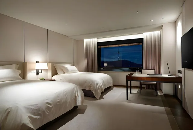 Business, Deluxe, Twin Beds, 2 King Beds, Pool Access، The Shilla Seoul 1/2
