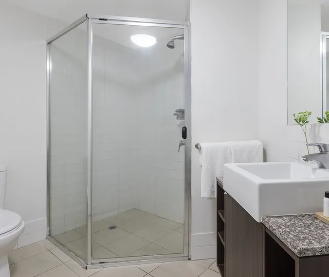 شقة بسرير كوين بغرفة نوم واحدة، Oaks Brisbane Aurora Suites 8/8