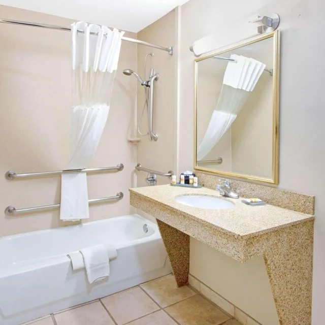 جناح ديلوكس بسرير كينج بإطلالة على الجبل لذوي الإعاقة، La Quinta Inn & Suites by Wyndham Ruidoso Downs 8/10