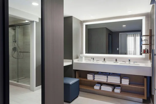 جناح بشرفة بغرفة نوم واحدة بإطلالة، Tampa Marriott Water Street 1/1
