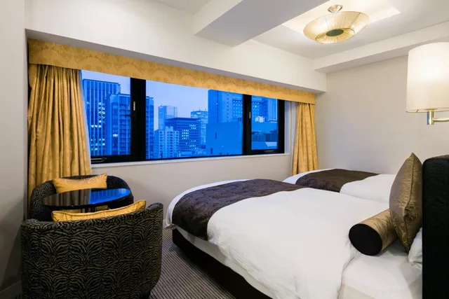 غرفة ديلوكس بسريرين منفصلين، Apa Hotel Nagatacho Hanzomon Ekimae 2/7