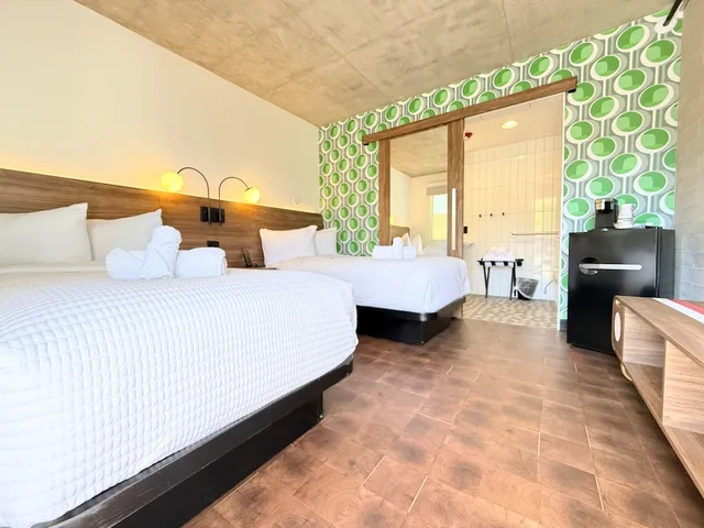 غرفة بسريرين منفصلين في الطابق الأرضي لذوي الإعاقة، The Alice Hotel 1/5