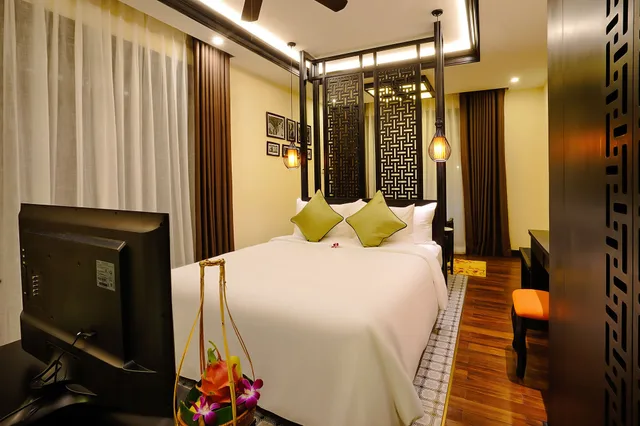 بنغل بسرير كوين بإطلالة على الحديقة، Koi Resort Spa Hoi An 9/10