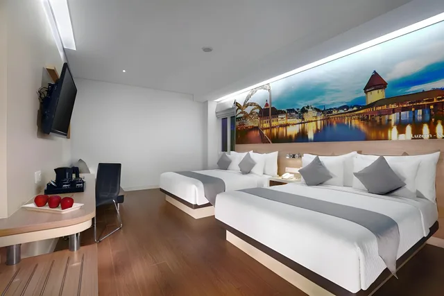 غرفة عائلية بسريرين مزدوجين، Hotel Neo Gubeng 1/1