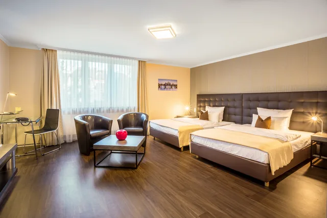 غرفة عائلية بسرير مزدوج، Villa Westend Hotel An Der Messe GMBH 1/1