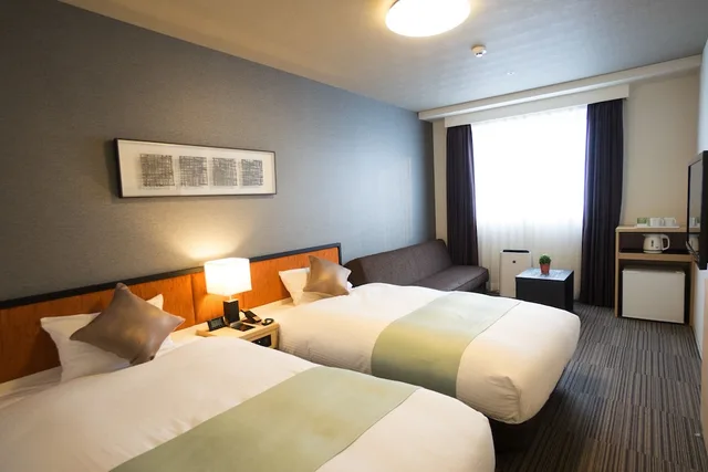 Moderate, Twin Beds، Hotel La'gent Plaza Hakodate Hokuto 3/10