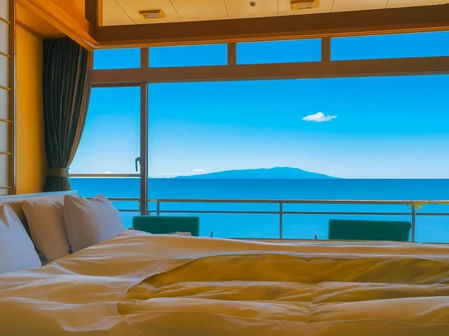Japanese, Twin Beds, Atagawakan 6/10