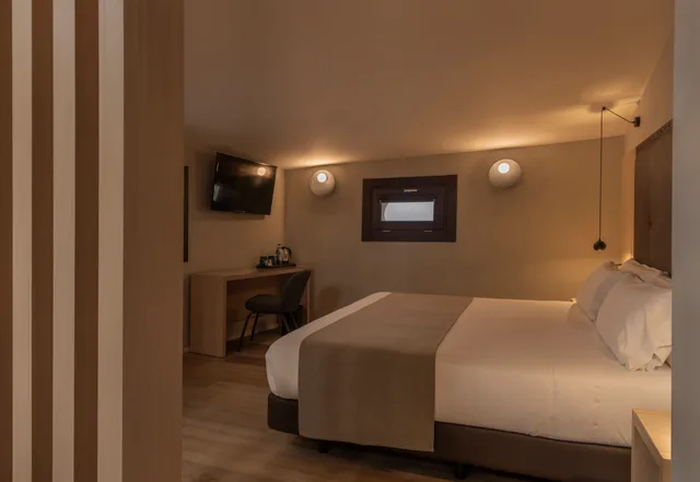 غرفة بريميوم بسرير كينج، Gran Hotel Barcino 5/10