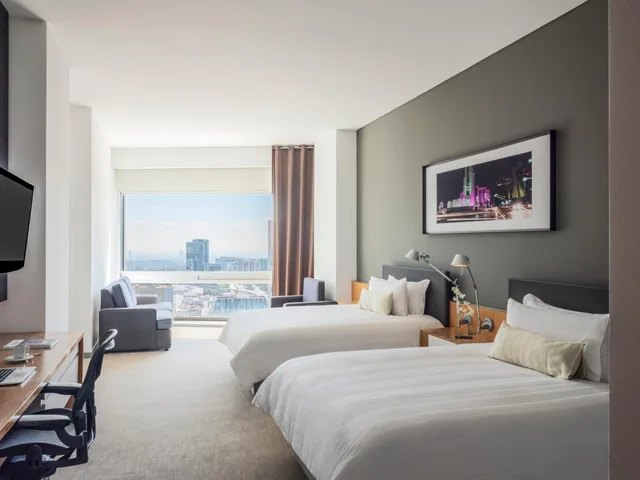 غرفة بريميير بسريرين كوين بإطلالة، The Paragon Hotel Mexico City Santa Fe by Accor 2/10