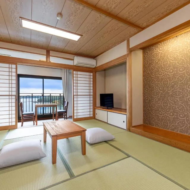 غرفة يابانية قياسية بفراش فوتون بإطلالة على الحديقة بحمام مشترك، Ooedo Onsen Monogatari Shima Saichoraku 1/2