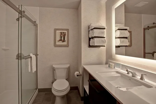 غرفة بسرير كوين بإطلالة على النهر، Hampton Inn & Suites San Antonio Riverwalk 3/4