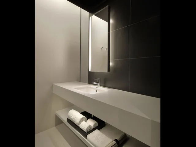 غرفة سوبيريور بسريرين منفصلين، The Place Tainan 4/4