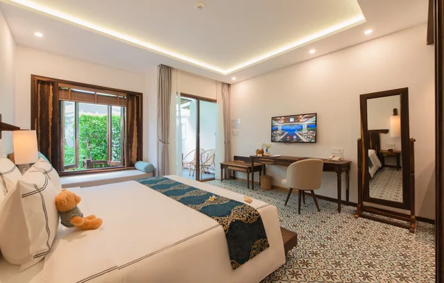 بنغل بسرير كينج بإطلالة على الحديقة، Alibu Resort 4/7