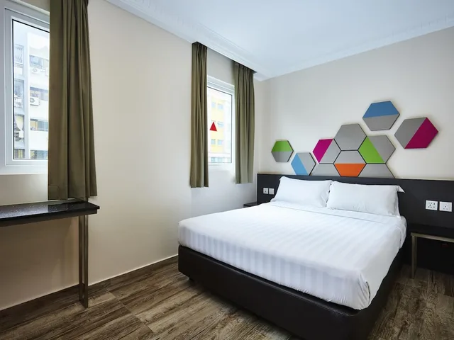 غرفة ديلوكس بسرير مزدوج، Ibis Budget Singapore Jasmine 3/7
