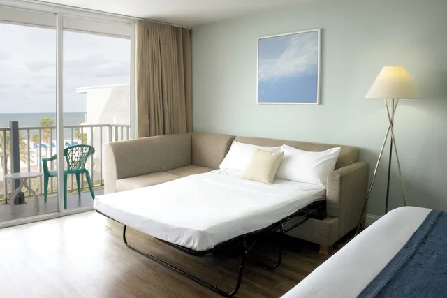 جناح استوديو ديلوكس بسريرين كوين بإطلالة على البحر، Beachview Inn Clearwater Beach 2/10