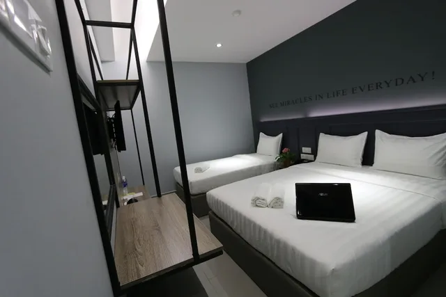 غرفة ديلوكس عائلية بسرير كوين وسرير فردي، Hotel 99 Sri Petaling @ Bukit Jalil 6/10