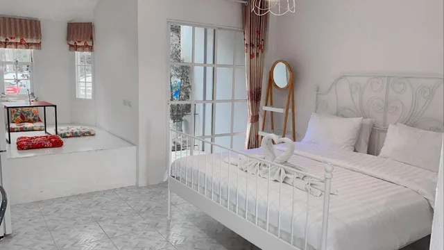 غرفة ديلوكس بسرير مزدوج يُسمح فيها بالحيوانات الأليفة، Na Banmae Resort 1/1
