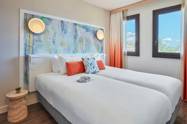 شقة بسريرين منفصلين بغرفتي نوم مع أريكة، Aparthotel Adagio Aix en Provence Centre 3/9