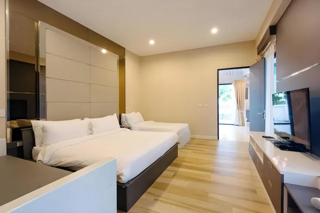 فيلا بسرير كوين بغرفتي نوم بمسبح خاص، The Sea-Cret Garden Hua Hin 3/10