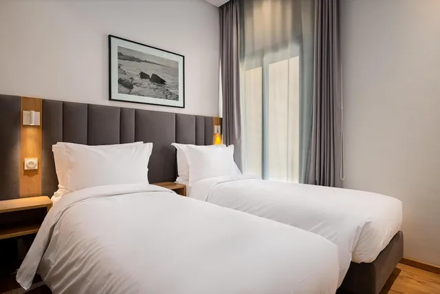 شقة بانورامية بسرير كينج بإطلالة على البحر بغرفتي نوم، Radisson Residences Taghazout Bay 2/10