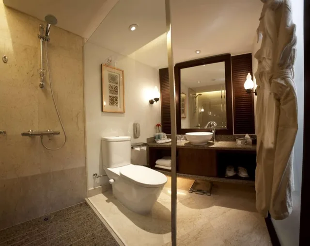 غرفة بسريرين منفصلين بمنطقة جلوس، Hilton Luxor Resort and Spa 5/5