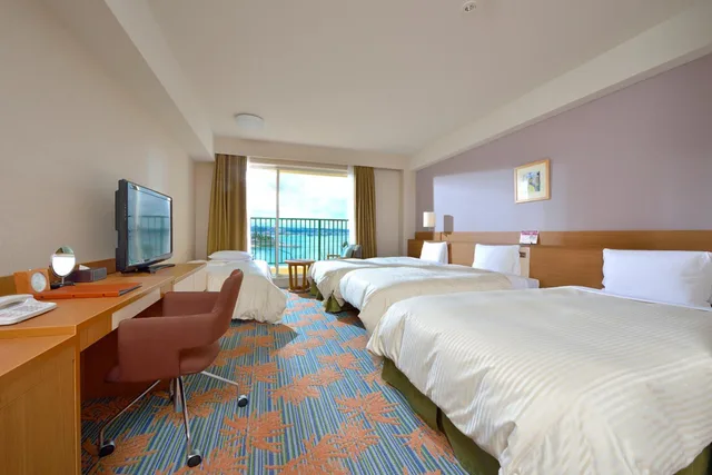 غرفة قياسية رباعية بإطلالة على البحر، Vessel Hotel Campana Okinawa 1/4