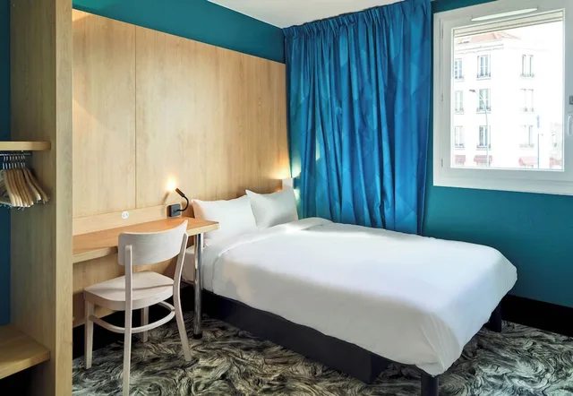غرفة بسرير مزدوج لذوي الإعاقة، B&B HOTEL Paris Porte de la Villette 3/4