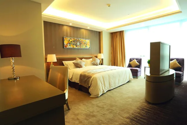 غرفة ديلوكس بسرير مزدوج، Gems Cube International Hotel Shenzhen 2/4