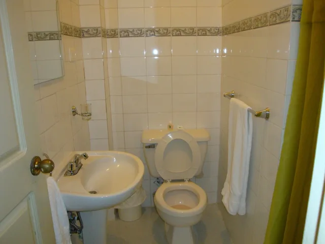غرفة بسرير مزدوج بحمام خاص، HOTEL SANTANDER SD 3/3