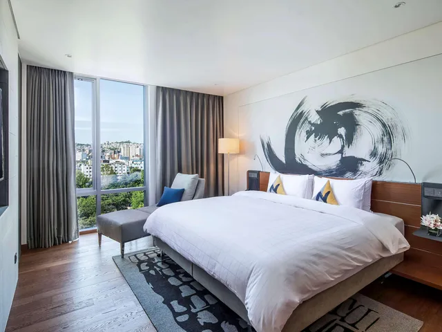 إقامة بريميير بسرير مزدوج بغرفة نوم واحدة، Novotel Ambassador Seoul Dongdaemun Hotels and Residences 3/10