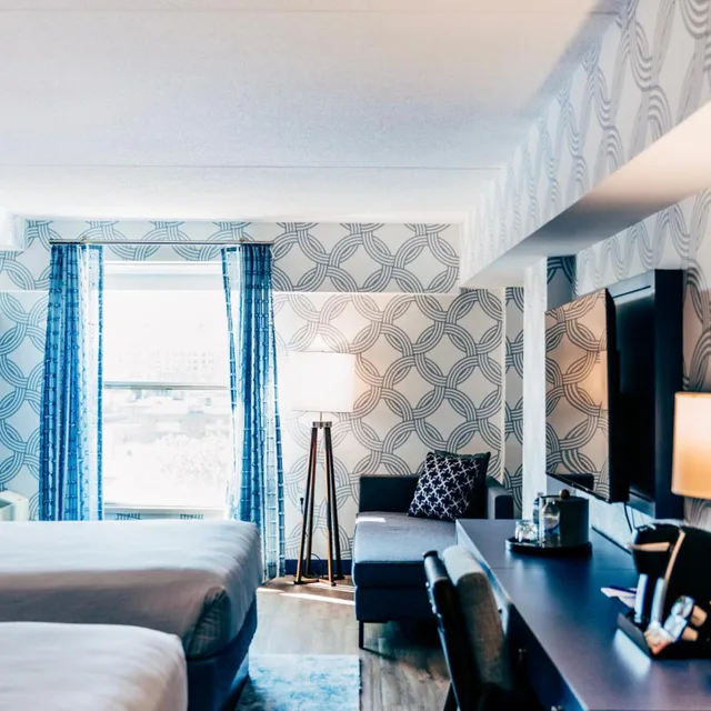 غرفة سوبيريور بسرير كوين، Salem Waterfront Hotel and Suites 3/4