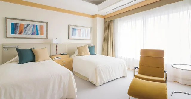 جناح ملكي بسريرين منفصلين، Jr Hotel Clement Takamatsu 2/3