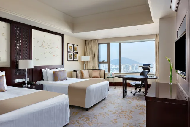 غرفة كلاسيكية بسريرين بإطلالة على المدينة، INTERCONTINENTAL WUXI 7/10