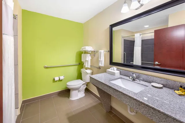 غرفة بسرير كينج لذوي الإعاقة، Best Western Plus Pratt 4/4