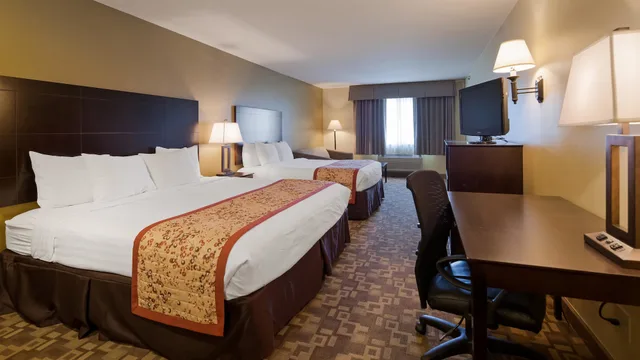 غرفة قياسية بسريرين كوين، Best Western Blackfoot Inn 4/7