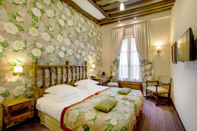 غرفة قياسية بسريرين منفصلين، Hotel Left Bank Saint Germain 7/9