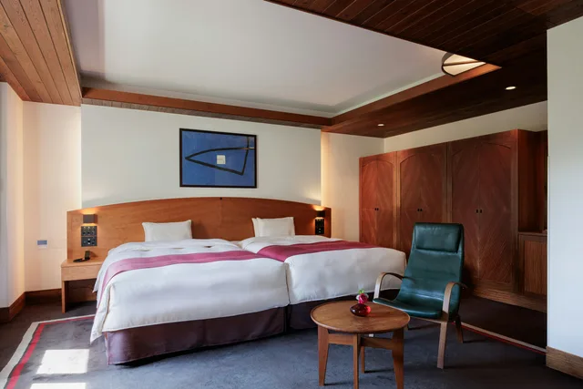 Room, 2 Double Beds, Cypress View، Hotel Chourakukan 1/2