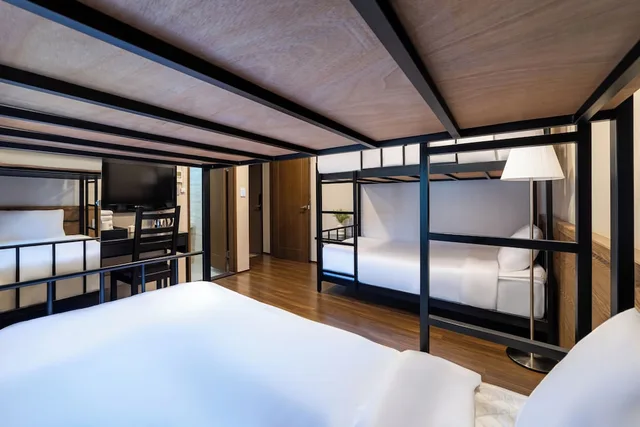 غرفة اقتصادية ثلاثية بأسرّة بطابقين، Soo Song Guest House 5/9