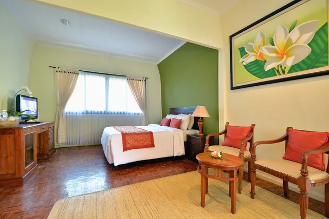 2 Bedrooms, Downstairs, Family, Villa, 1 Double and 1 Single Bed، Puri Dewa Bharata Hotel and Villas 2/10
