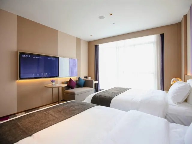 غرفة ديلوكس بسريرين منفصلين، Lavande Hotel (Wuxi East Railway Station) 2/2