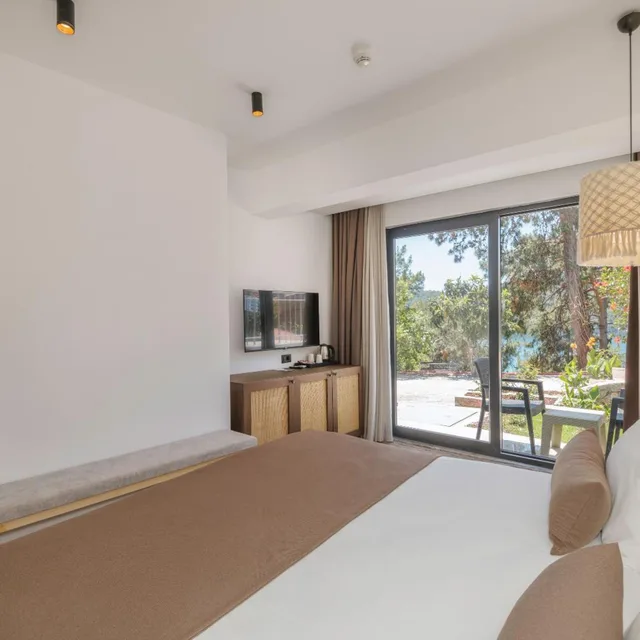 غرفة عائلية بإطلالة على الحديقة، Meri Hotel Oludeniz 4/8