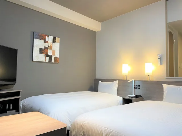 غرفة كومفورت بسريرين منفصلين، Hotel Route Inn Shikoku Chuo 1/2