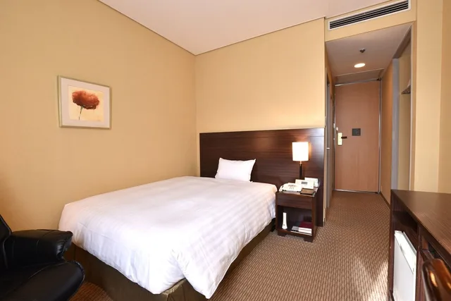 غرفة مفردة بسرير مزدوج في المبنى الرئيسي، Hotel Nikko Tsukuba (ex. Okura Frontier Tsukuba) 2/4