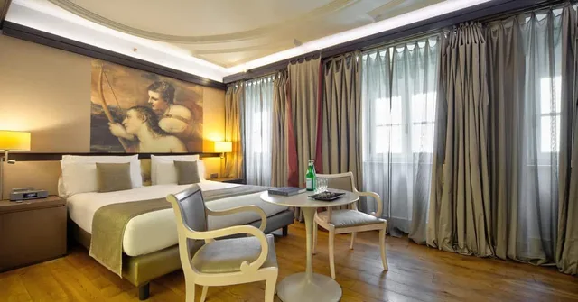 غرفة بسرير مزدوج بإطلالة، Villa Agrippina Gran Melia (ex Gran Melia Roma) 10/10