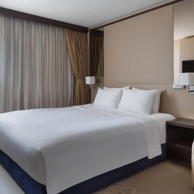 غرفة عائلية بإطلالة على المدينة مع دخول الصالة، Istanbul Marriott Hotel Sisli 1/7