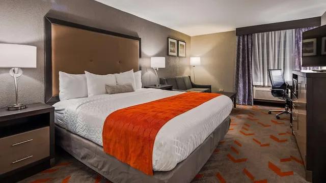 غرفة قياسية بسرير كينج مع أريكة، Best Western Plus North Joliet 1/1