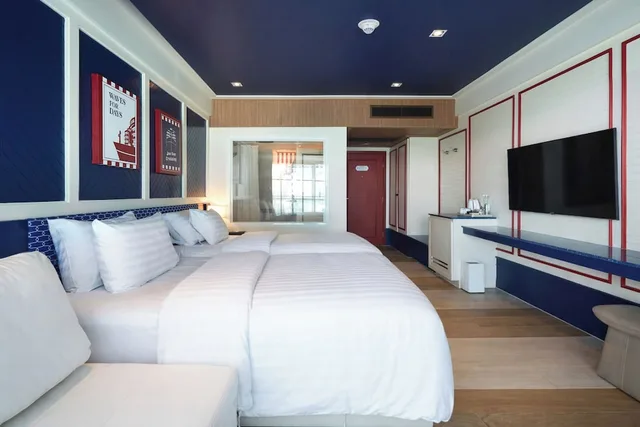 Cruise, Cabin, Twin Beds, Partial Sea View، The Cruise Hotel 5/7