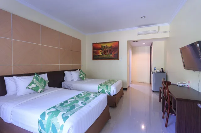 كوخ ديلوكس بسريرين منفصلين بإطلالة على الحديقة، Sylvia Resort Komodo Labuan Bajo 1/9