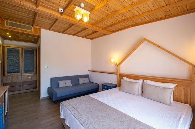 غرفة كومفورت بسرير كوين بإطلالة على النهر مع أريكة، Villa Marine Apart Hotel 1/9