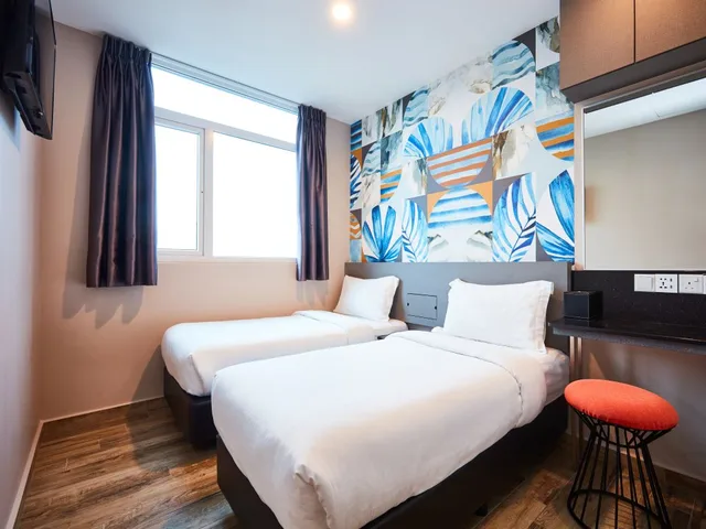 غرفة سوبيريور بسرير مزدوج أو سريرين منفصلين، ibis budget Singapore Sapphire 1/2